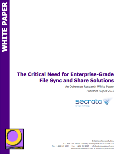 The Critical Need for Enterprise-Grade File Sync and Share Solutions